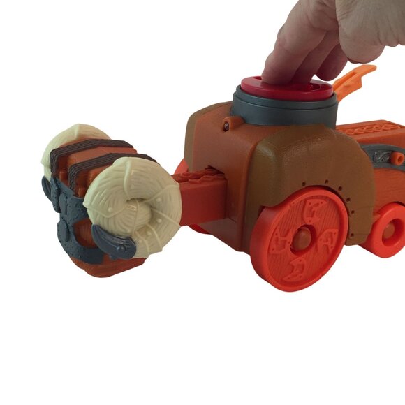 Fisher Price Imaginext Castle Battering Ram Vehicle Knight Figure Shooting Discs - Picture 5 of 10